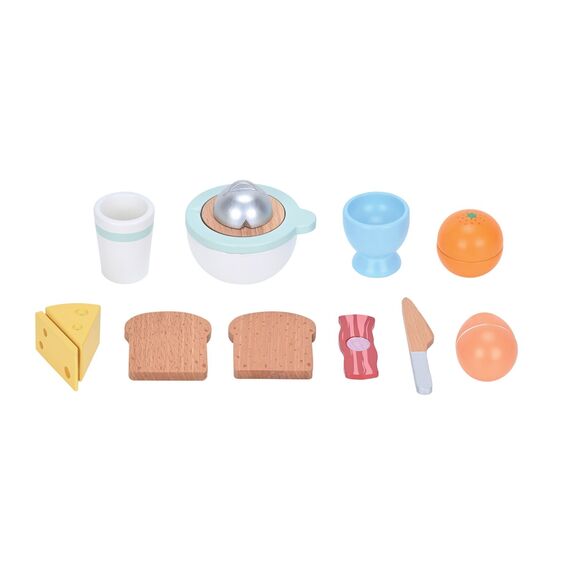 Small Wood - Breakfast Play Set with Juicer (L40295) / Toys