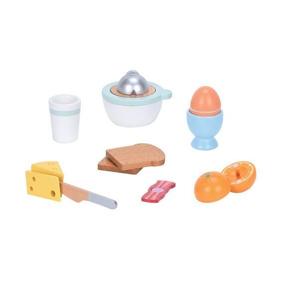 Small Wood - Breakfast Play Set with Juicer (L40295) / Toys
