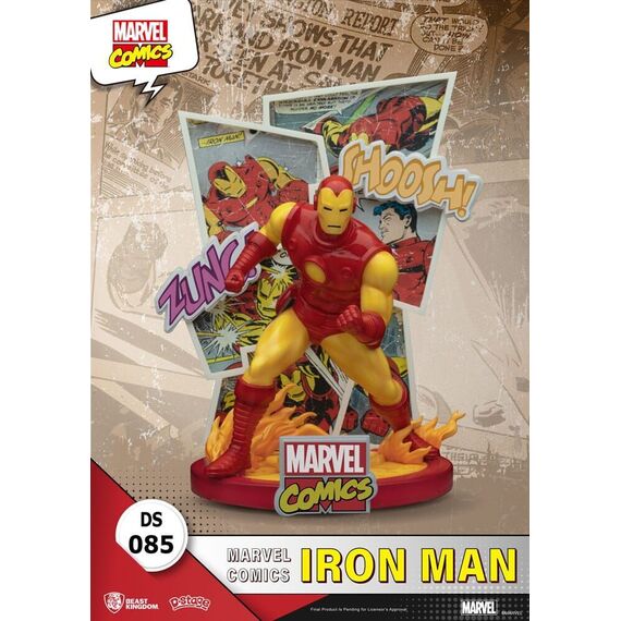 Marvel Comics D-Stage PVC Diorama Iron Man 16 cm |  Techbox
