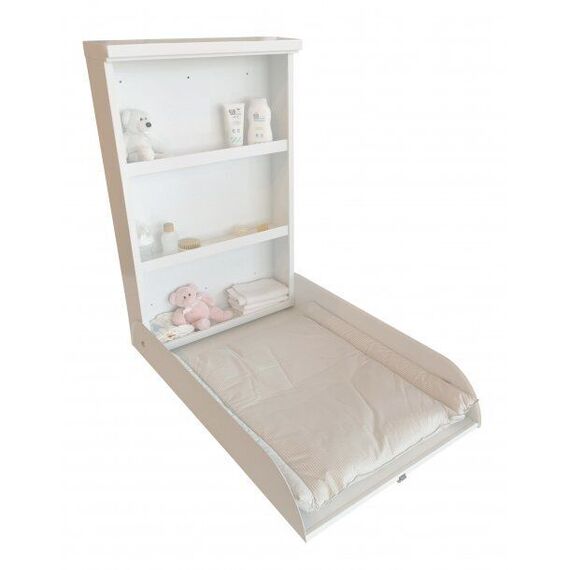BabyDan - Sofie Wall Mounted Changing Tabel - White Metal / Baby and Children