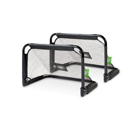 EXIT - Pico Steel Football Goal 90x60cm (set of 2) - Black (41.00.20.00) / Toys