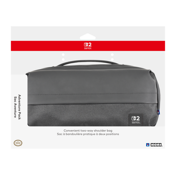 HORI - Adventure Pack - Black - Dark Grey / Nintendo Switch 2 - Nintendo Switch 2 Accessories - Accessories for Consoles - Techbox