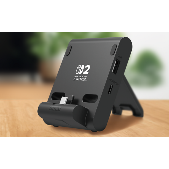 HORI - Dual USB PlayStand for Nintendo Switch 2 - Dark Grey / Nintendo Switch 2 | Techbox