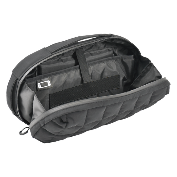 HORI - Puff Pouch - Black - Mid-size / Nintendo Switch 2 - Nintendo Switch 2 Accessories - Accessories for Consoles - Techbox