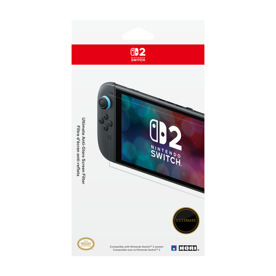 HORI - Ultimate Anti-Glare Screen Filter - Transparent / Nintendo Switch - Nintendo Switch Accessories - Accessories for Consoles - Techbox