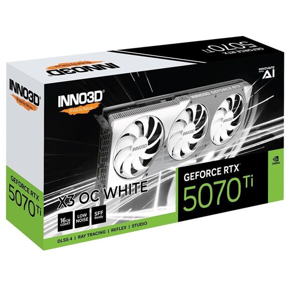 Inno3D GeForce RTX 5070 Ti X3 OC WHITE NVIDIA 16 GB GDDR7 | Techbox