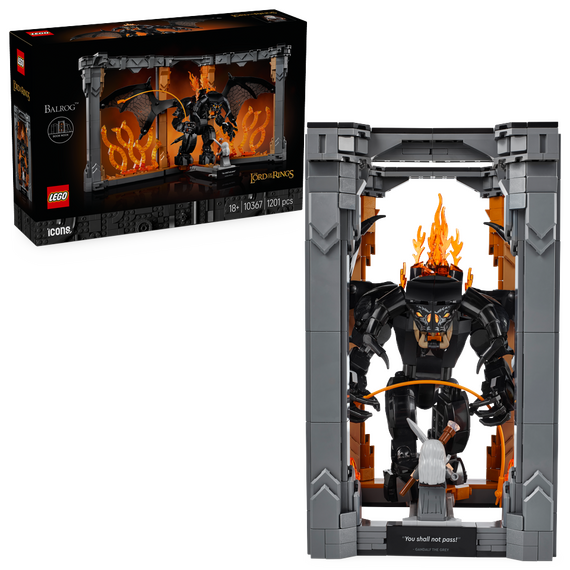 LEGO Icons - The Lord of the Rings: Balrog™ Book Nook (10367) / Toys |  Techbox