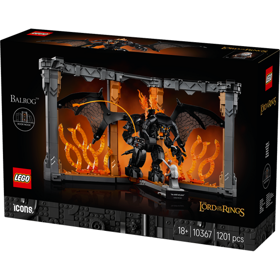 LEGO Icons - The Lord of the Rings: Balrog™ Book Nook (10367) / Toys |  Techbox