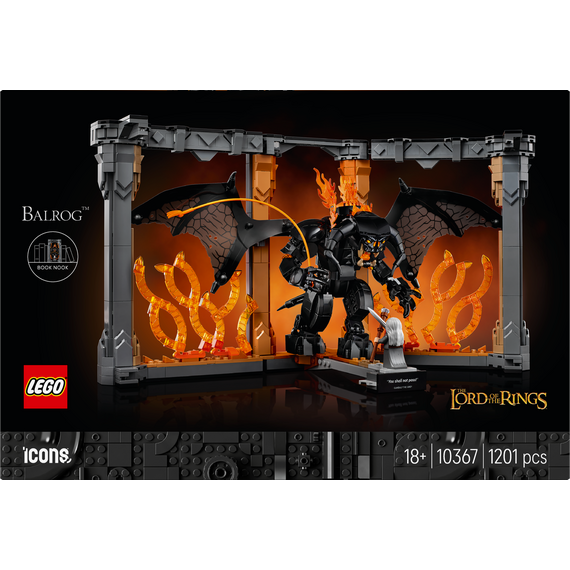 LEGO Icons - The Lord of the Rings: Balrog™ Book Nook (10367) / Toys |  Techbox