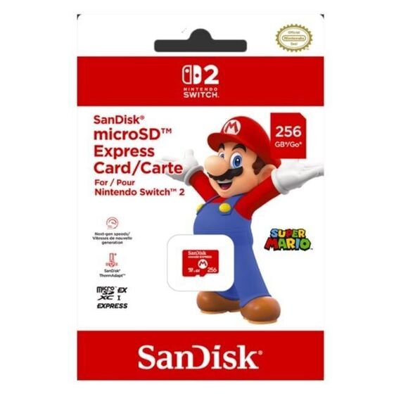 SanDisk - Nintendo Switch 2 Micro SD Exp / Nintendo Switch 2 - Nintendo Switch 2 Accessories - Accessories for Consoles - Techbox