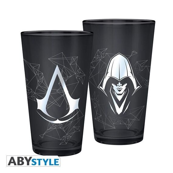 ASSASSIN'S CREED - XXL Glass - 400 ml - Assassin - Foil x2 / Fan Shop and Merchandise |  Techbox