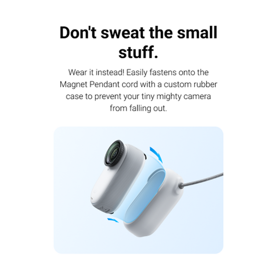 Insta360 - GO 3/GO 3S Magnet Pendant Safety Cord (White) / Electronics
