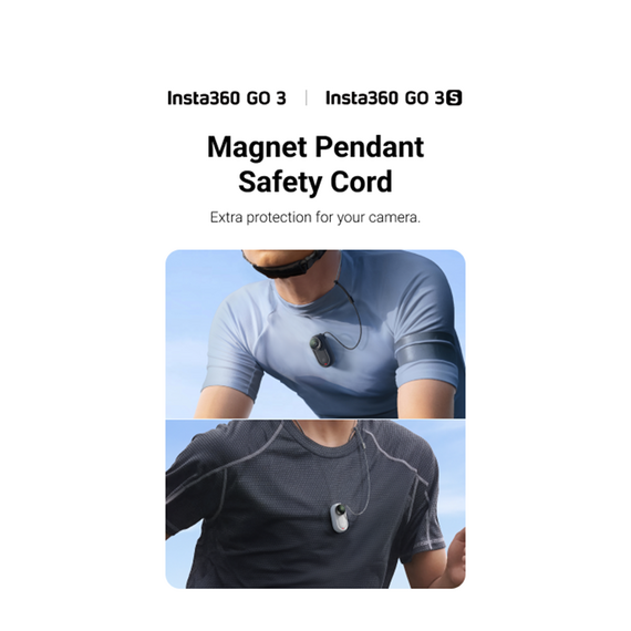 Insta360 - GO 3/GO 3S Magnet Pendant Safety Cord (White) / Electronics
