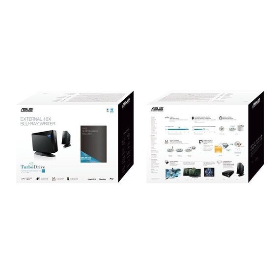 ASUS BW-16D1H-U PRO optical disc drive Blu-Ray DVD Combo Black | Techbox