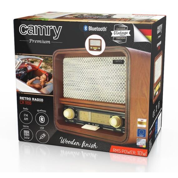 Retro Radio Camry CR 1188 | Techbox