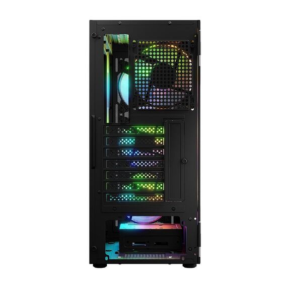 Logic PORTOS ARGB MINIDI USB 3.0 Case Black - Computer Cases - PC Cases & Accessories - Techbox