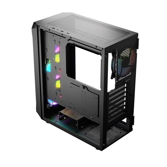 Logic PORTOS ARGB MINIDI USB 3.0 Case Black - Computer Cases - PC Cases & Accessories - Techbox