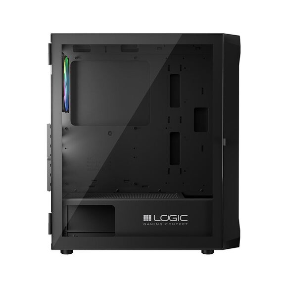 Logic PORTOS ARGB MINIDI USB 3.0 Case Black - Computer Cases - PC Cases & Accessories - Techbox