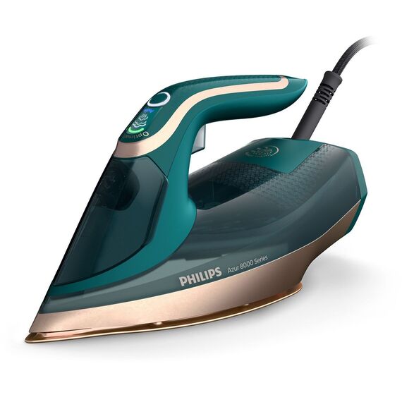 Philips 1000 series DST8030/70 iron Steam iron SteamGlide Elite soleplate 3000 W Green | Techbox