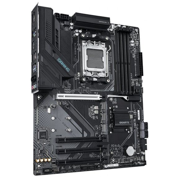 GIGABYTE B850 GAMING WIFI6 Motherboard - AMD Ryzen 9000 Series CPUs, 6+2+2 Phasen Digital VRM, up to 8200MHz DDR5 (OC), 1xPCIe 5.0 + 2xPCIe 4.0 M.2, GbE LAN, WIFI 6, USB 3.2 Gen 2 | Techbox