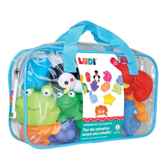Ludi - Bath animals - 12 pcs - LU2174 / Toys