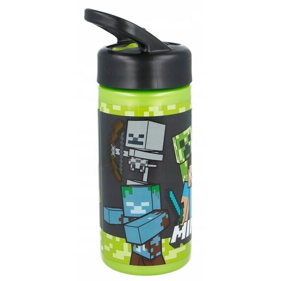 Stor - Sipper Water Bottle (410ml)  - Minecraft (088808718-40401) / Toys |  Techbox