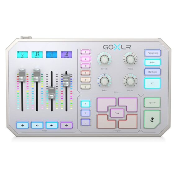 TC Helicon GO XLR-WH - USB audio mixer and interface, white - DJ Controllers - Image & Sound - Techbox