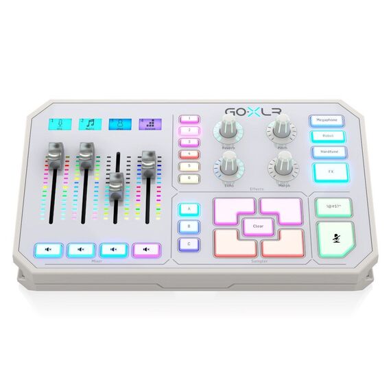TC Helicon GO XLR-WH - USB audio mixer and interface, white - DJ Controllers - Image & Sound - Techbox