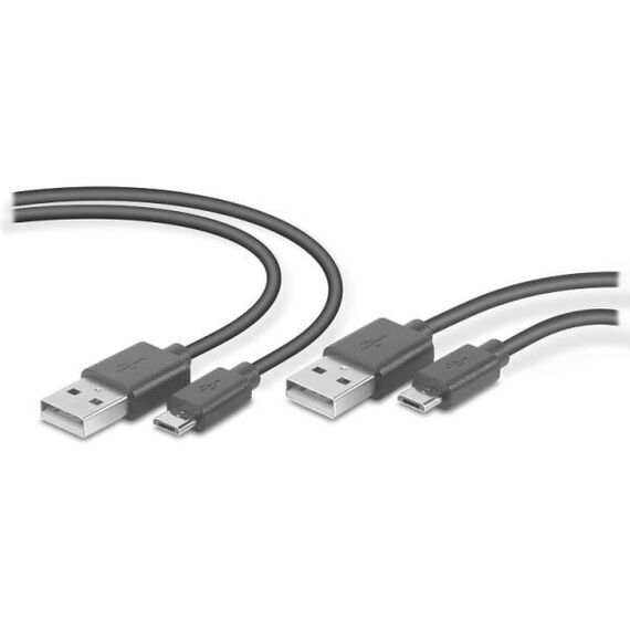 Speedlink - SpeedLink STREAM Play & Charge USB Cable Set - for PS4, black / PlayStation 4 - PS4 Games - Games - Techbox