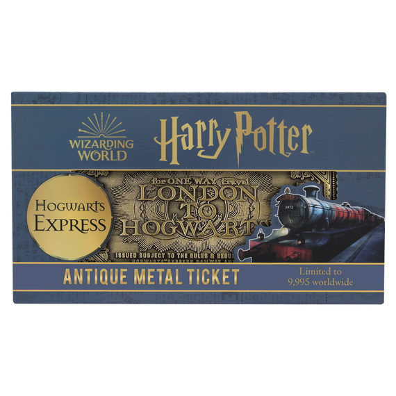 Harry Potter Limited Edition Replica Hogwarts Express Train Ticket / Fan Shop and Merchandise |  Techbox