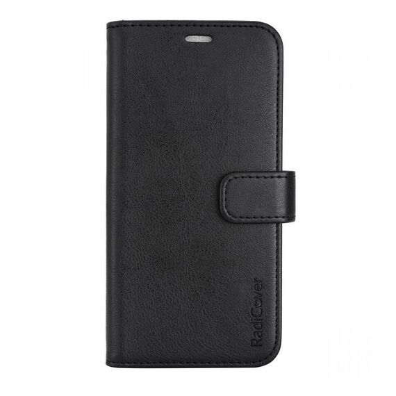 RadiCover - Radiation Protection Wallet Vegan Leather iPhone 14 Flipcover Black / Electronics |  Techbox