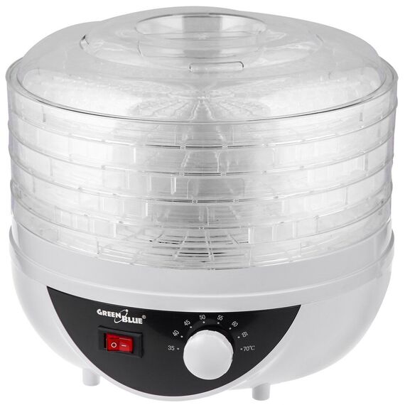 GreenBlue mushroom, vegetable and fruit dryer, 250W power, very quiet, 5 sieves, GB195 | Techbox