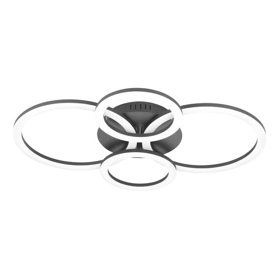 EGLO Paranday-Z Smart Ceiling Lamp – Black, 61.5x45 cm, Zigbee & Bluetooth / Electronics | Techbox