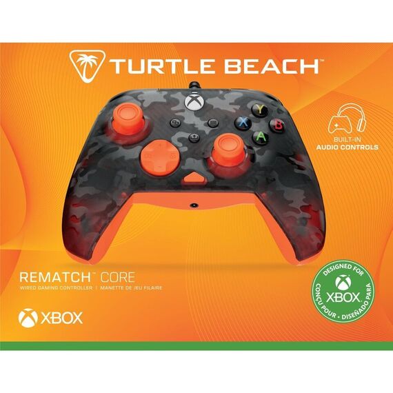 Turtle Beach® Rematch™ Core – Ghost Black Camo/Orange / Xbox Series X