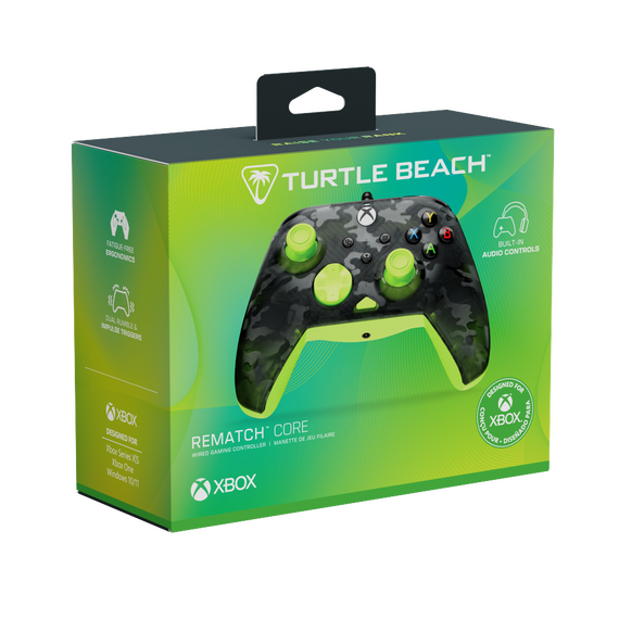 Turtle Beach® Rematch™ Core – Ghost Black Camo/Yellow / Xbox Series X
