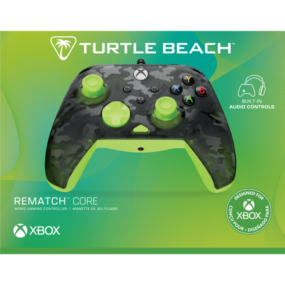Turtle Beach® Rematch™ Core – Ghost Black Camo/Yellow / Xbox Series X