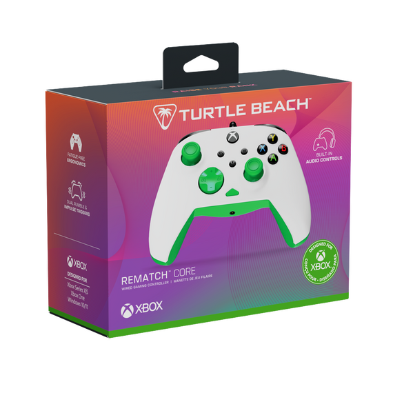 Turtle Beach® Rematch™ Core – White/Green / Xbox Series X