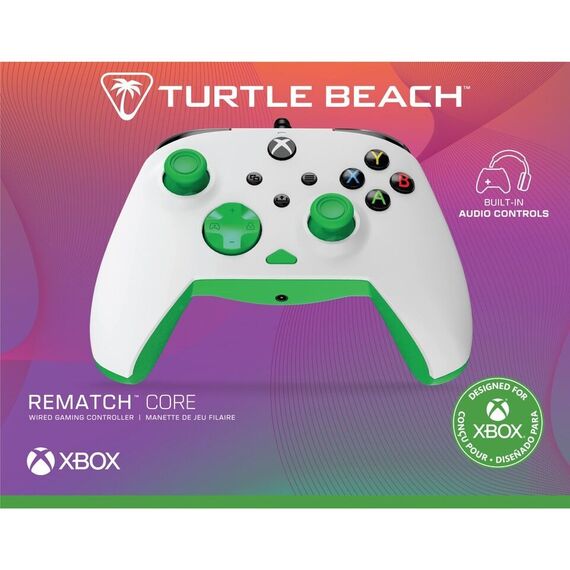 Turtle Beach® Rematch™ Core – White/Green / Xbox Series X