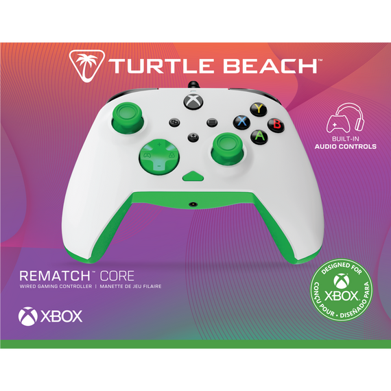 Turtle Beach® Rematch™ Core – White/Green / Xbox Series X
