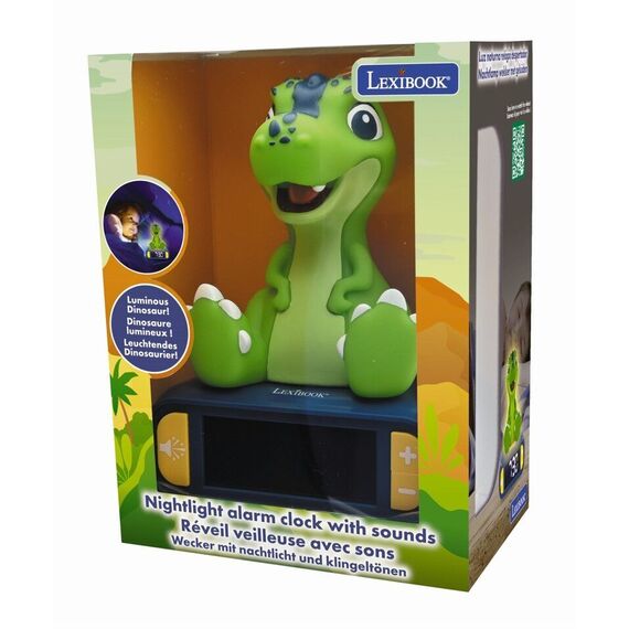 Lexibook - Dino - Digital 3D Alarm Clock (RL800DINO) / Toys
