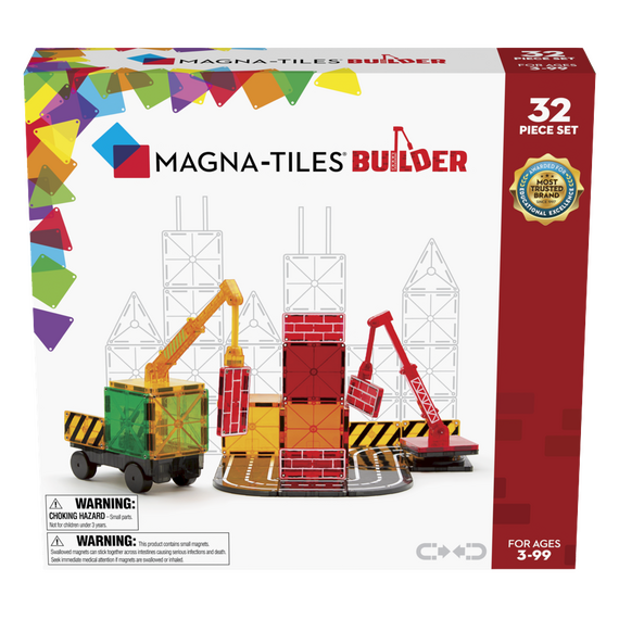 MAGNA-TILES - Builder 32 Piece Set (90226) / Toys
