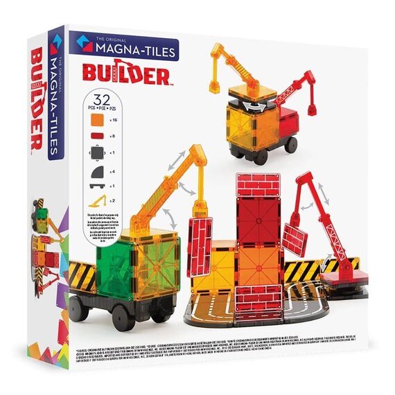 MAGNA-TILES - Builder 32 Piece Set (90226) / Toys