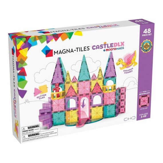 MAGNA-TILES - Castle Deluxe 48 Piece Set (90291) / Toys