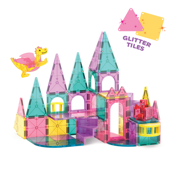 MAGNA-TILES - Castle Deluxe 48 Piece Set (90291) / Toys