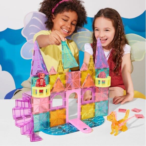 MAGNA-TILES - Castle Deluxe 48 Piece Set (90291) / Toys
