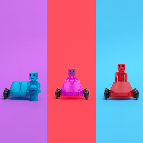 MAGNA-TILES - Dashers, 6 pcs set (90234) / Toys