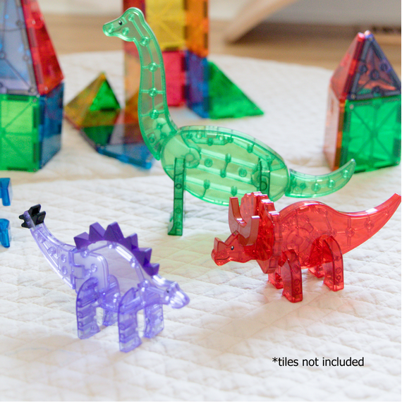 MAGNA-TILES - DDinos 5 Piece Set (90229) / Toys