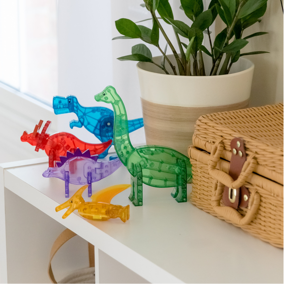 MAGNA-TILES - DDinos 5 Piece Set (90229) / Toys