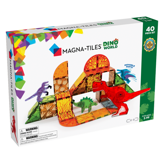 Magna-Tiles - Dino World 40 pcs set (90232) / Toys