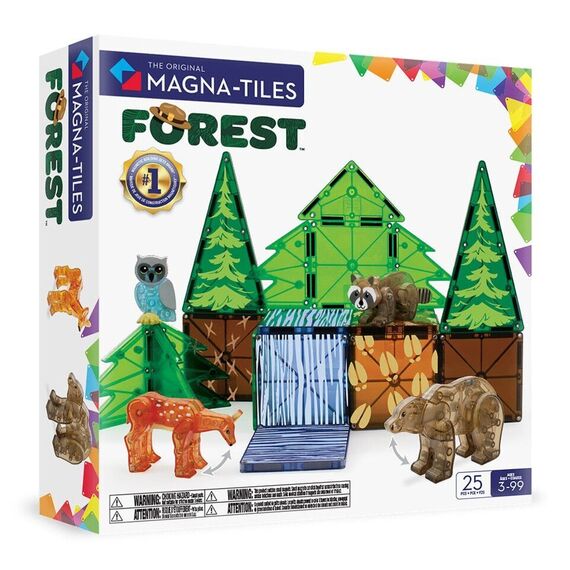 MAGNA-TILES - Forest Animals 25 pcs set (90224) / Toys